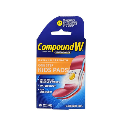 COMPOUND W ONE STEP PAD 14CT