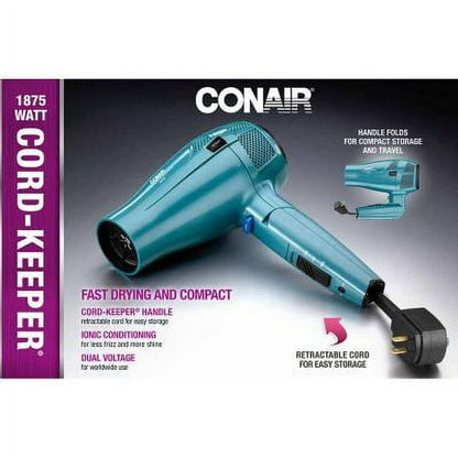 CONAIR Cord-Keeper Folding Dryer, 1875 Watt