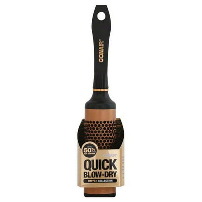CONAIR Copper Collection Quick Blow-Dry Thermal Round Brush