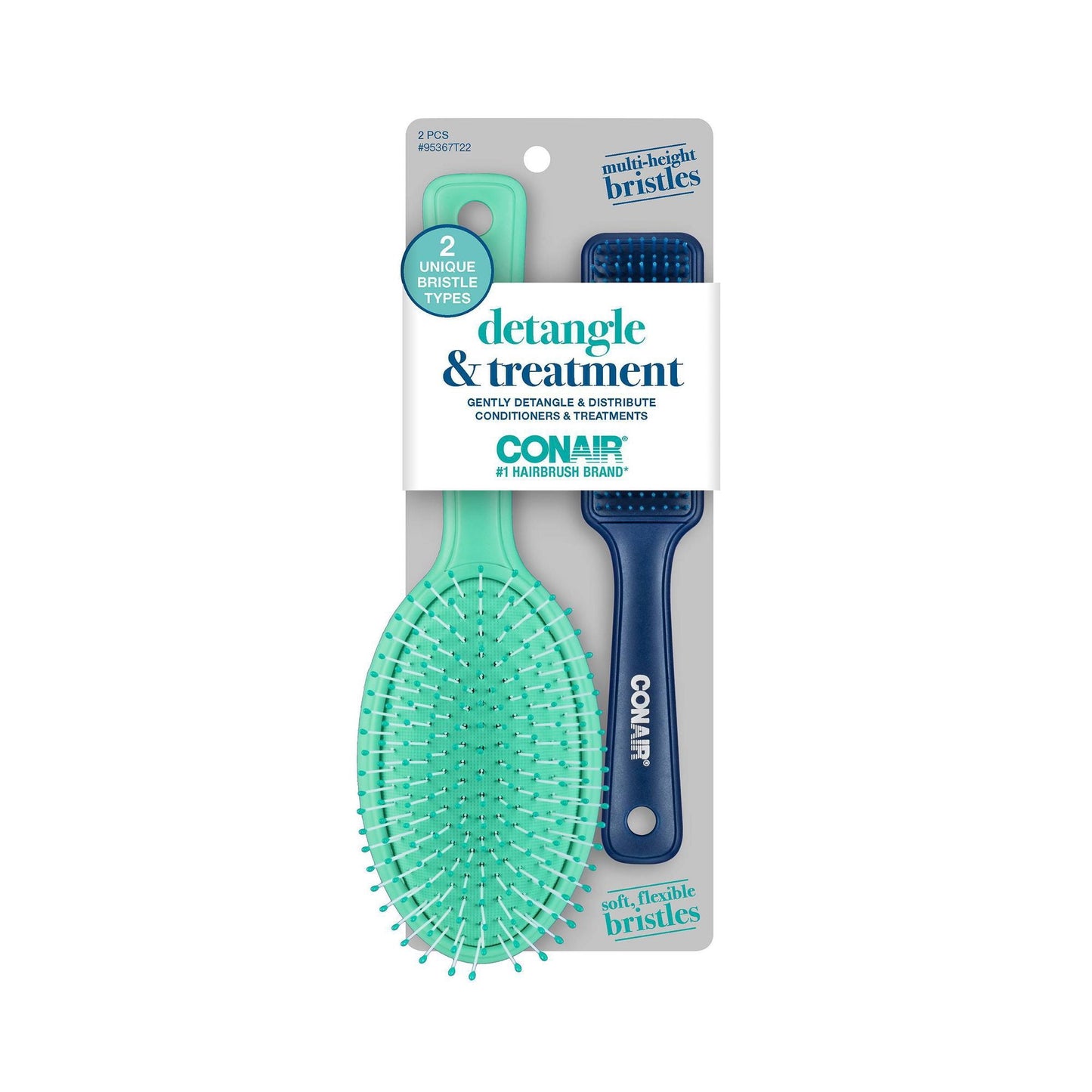 CONAIR Detangle & Style Heart Shaped Detangle Brush - Assorted