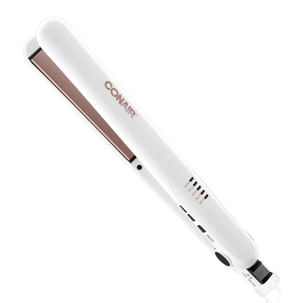 CONAIR Double Ceramic Flat Iron, 1/2"