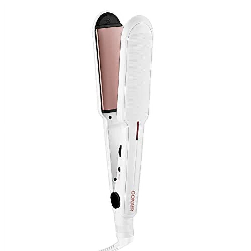 CONAIR Double Ceramic Flat Iron - White, 1"