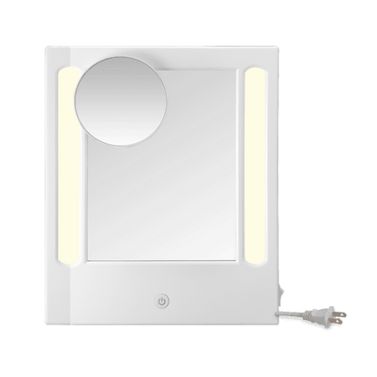CONAIR Lighted Makeup Vanity Mirror with Adjustable Base - White