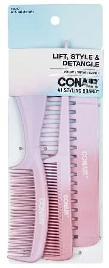 CONAIR Icy Mini Pastel Comb Bucket, 36 count