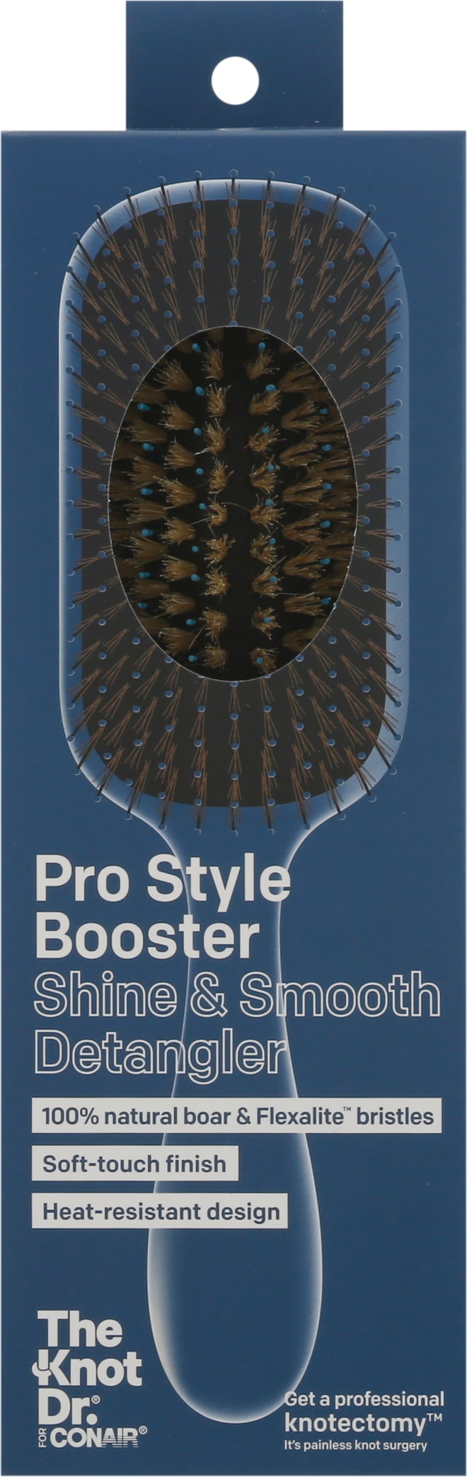CONAIR The Knot Dr. Pro Style Booster Porcupine Cushion Hairbrush
