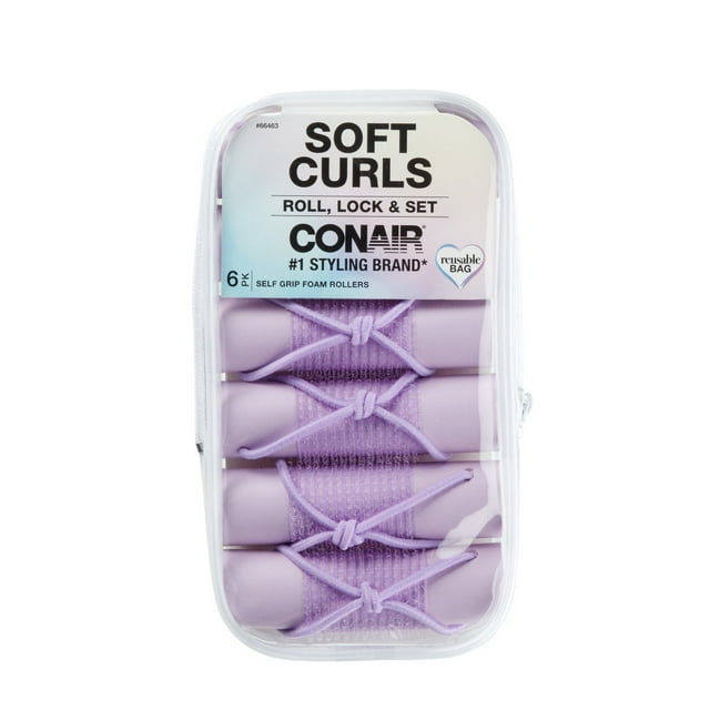 CONAIR Tight & Bouncy Curls Hair Rollers, 36 count