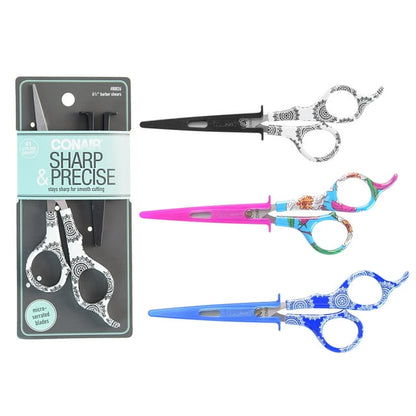 CONAIR Styling Essentials Sharp & Precise Barber Shears - Assorted, 5.5"