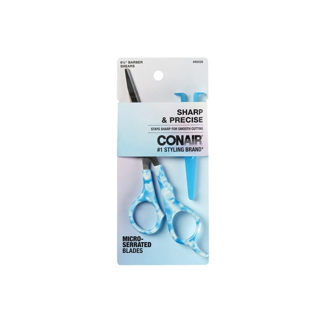CONAIR Styling Essentials Sharp & Precise Barber Shears - Assorted, 5.5"