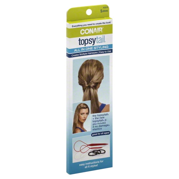 CONAIR Topsytail All in One Styling Kit, 5 count