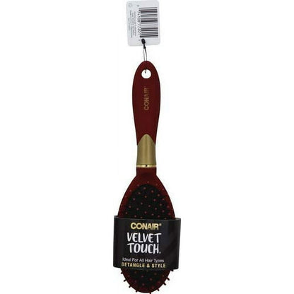 CONAIR Velvet Touch Round Hair Brush - Assorted