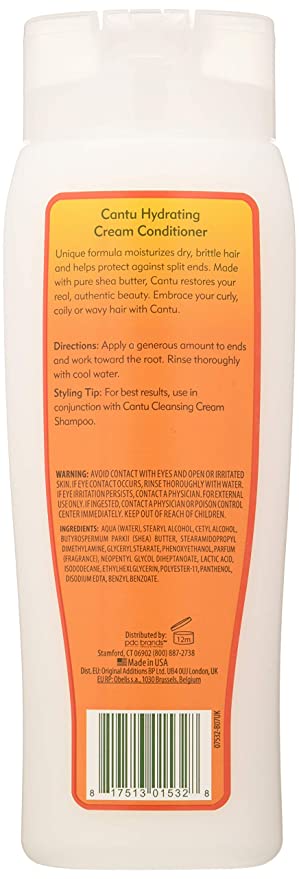 Cantu Shea Butter Hydrating Cream Conditioner for Natural Hair, 13.5 oz