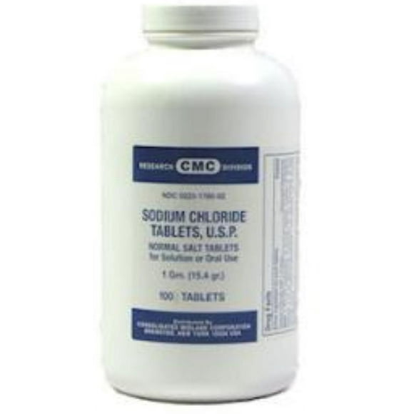 SOD CHLORIDE 1GM TABLET 100CT CONS MID