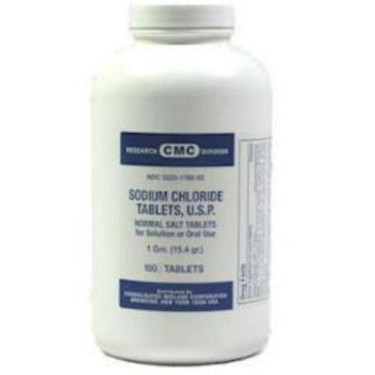 SOD CHLORIDE 1GM TABLET 100CT CONS MID