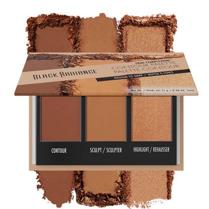 Black Radiance True Complexion Contour Palette - Medium to Dark