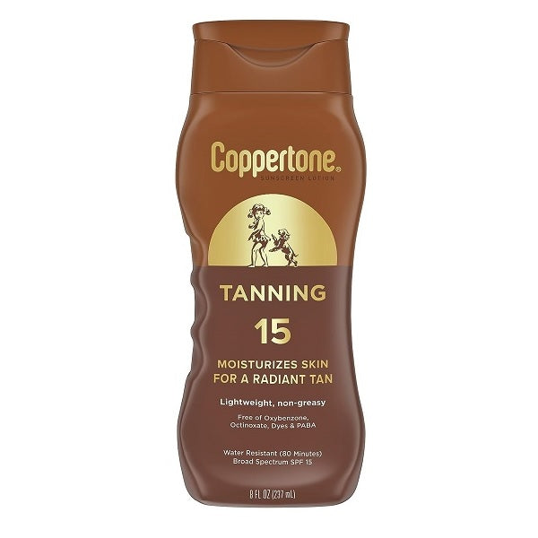 Coppertone Spf#15 Tanning Lotion 8oz