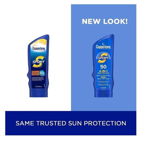 Coppertone Spf#50 Sport 4-In-1 Performance Lotion 7oz
