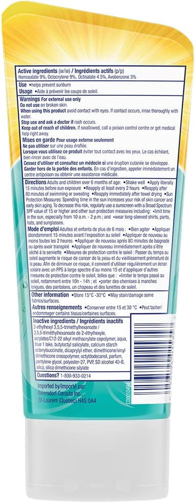 Coppertone Spf#50 Kids Clear Cool Blue Tint 5oz