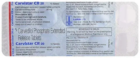 CARVEDILOL CP 20MG 30 ER