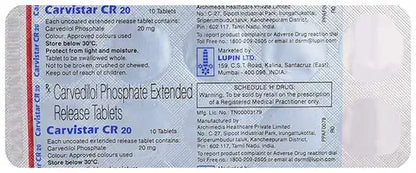 CARVEDILOL CP 20MG 30 ER