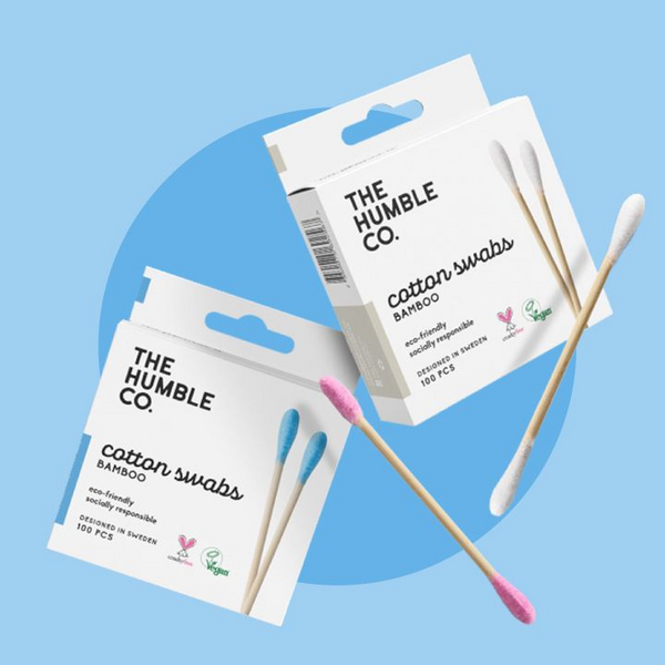 THE HUMBLE CO. CTTN SWAB,BAMBO,WHT SPRL