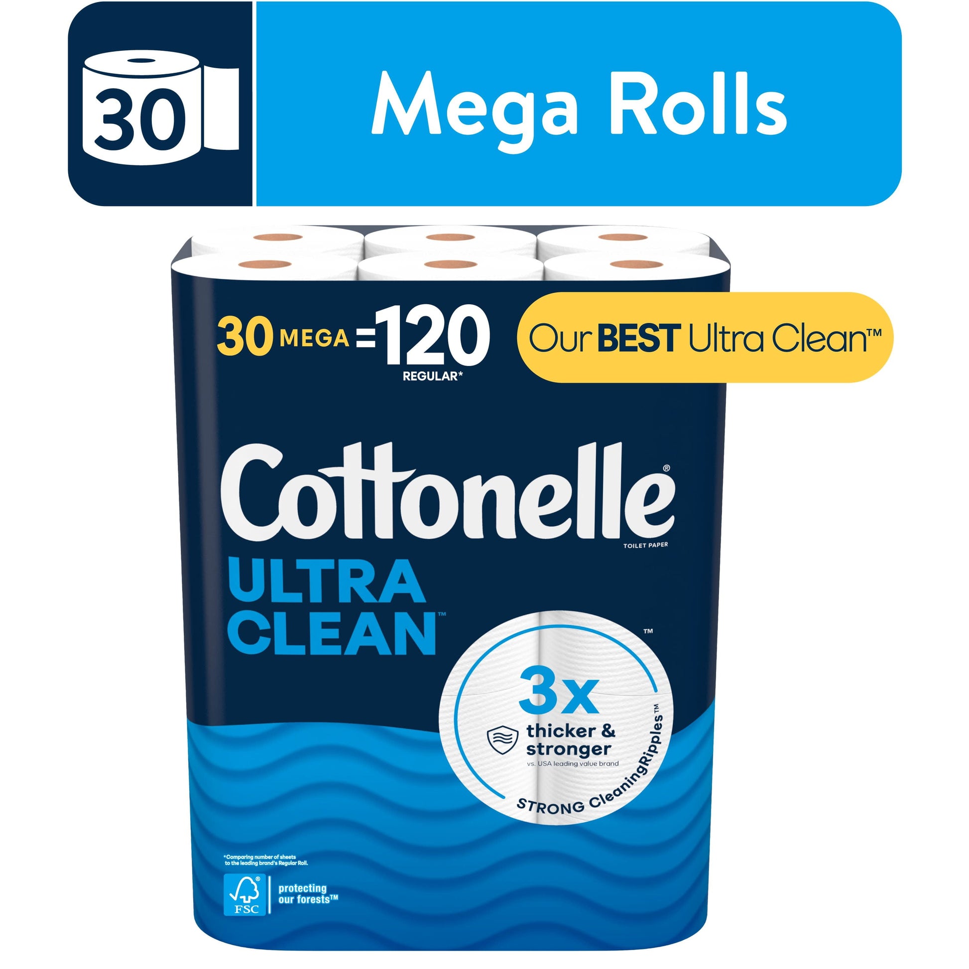 COTTONELLE ULTRA CLEAN 4 MEGA