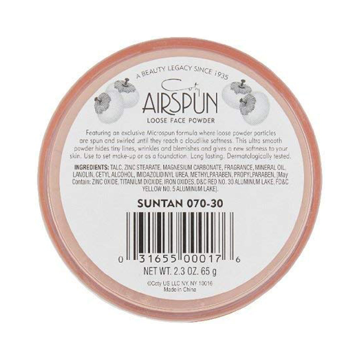 COTY LOOSE FACE PW 2.3OZ SUNTAN