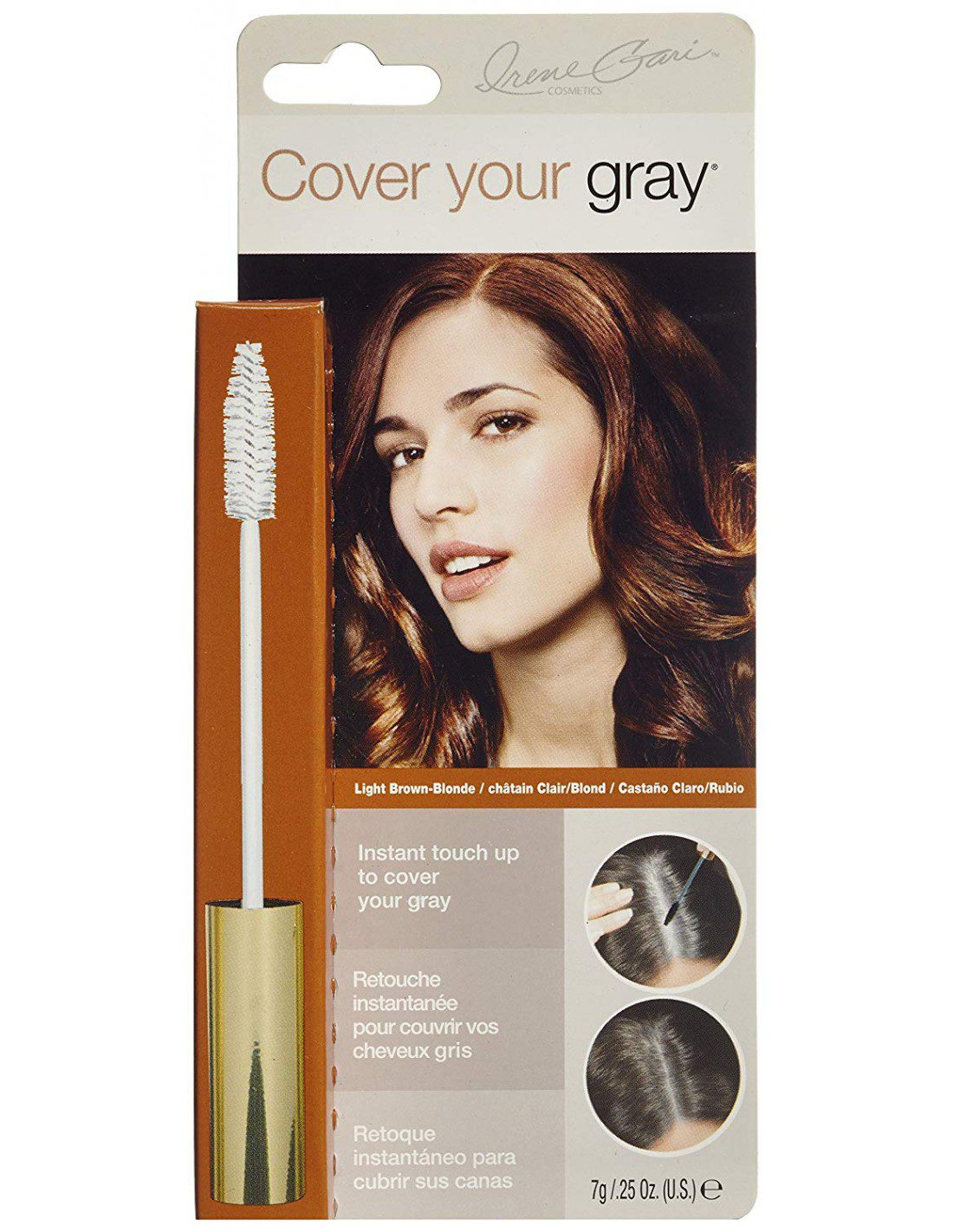 Cover Your Gray Brush In Dark Brown