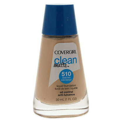 COVERGIRL Clean Matte Liquid Foundation - 510 Classic Ivory