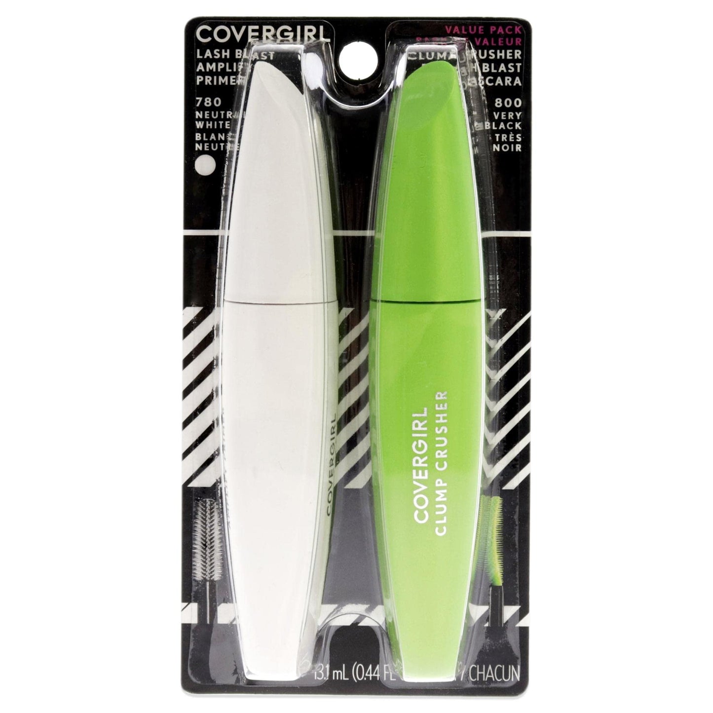 COVERGIRL Clump Crusher Mascara & Lash Blast Amplify Eyelash Primer - 800 Very Black & 780 Neutral White