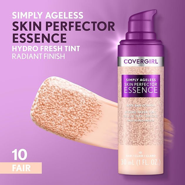 COVERGIRL Simply Ageless Skin Perfector Essence Foundation - 10 Fair