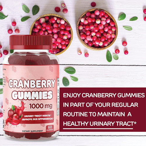 CRANBERRY GUMMIES 60CT NAT TRU