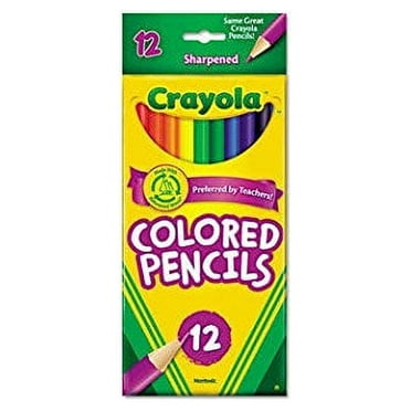 Crayola Short Colored Pencils, 12 count