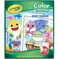 Crayola Baby Shark Coloring Pages & Stickers  32 Pages  Child  Ages 3  4  5  6  Unisex
