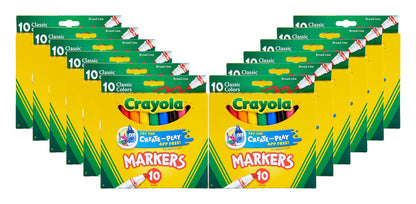 Crayola Broad Line Markers - Classic Colors, 10 count