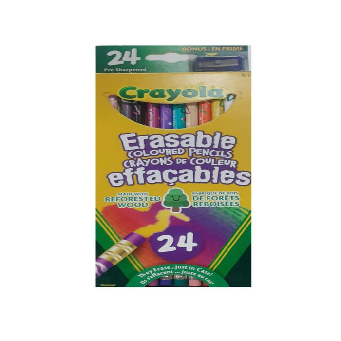 Crayola Erasable Colored Pencils, 12 count