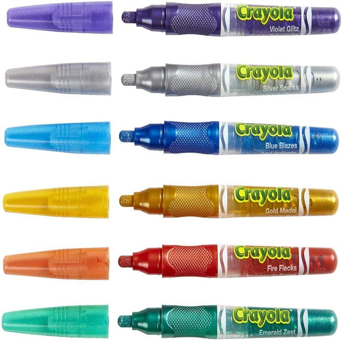 Crayola Glitter Markers, 8 count