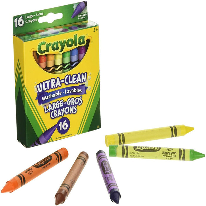 Crayola Kid's First Large Washable Crayons, 16 count
