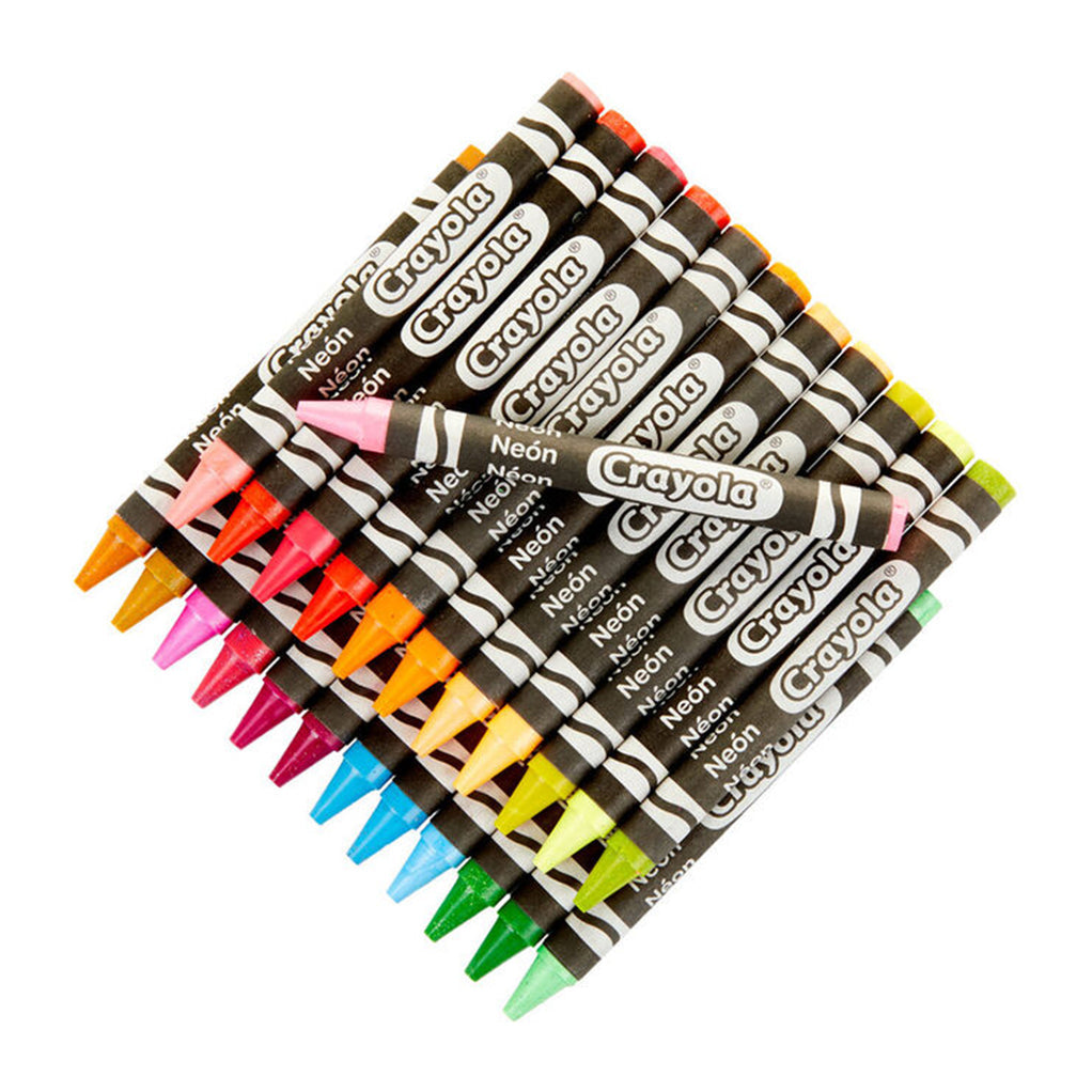Crayola Neon Crayons, 24 pack