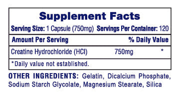 SUPP,CREATINE HCL