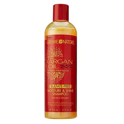 Creme of Nature Moisture & Shine Shampoo with Argan Oil, 12 oz
