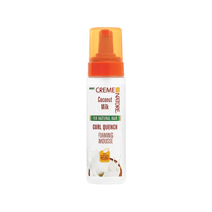 Creme Of Nature Coconut Milk Curl Quench Foaming Mousse 7oz