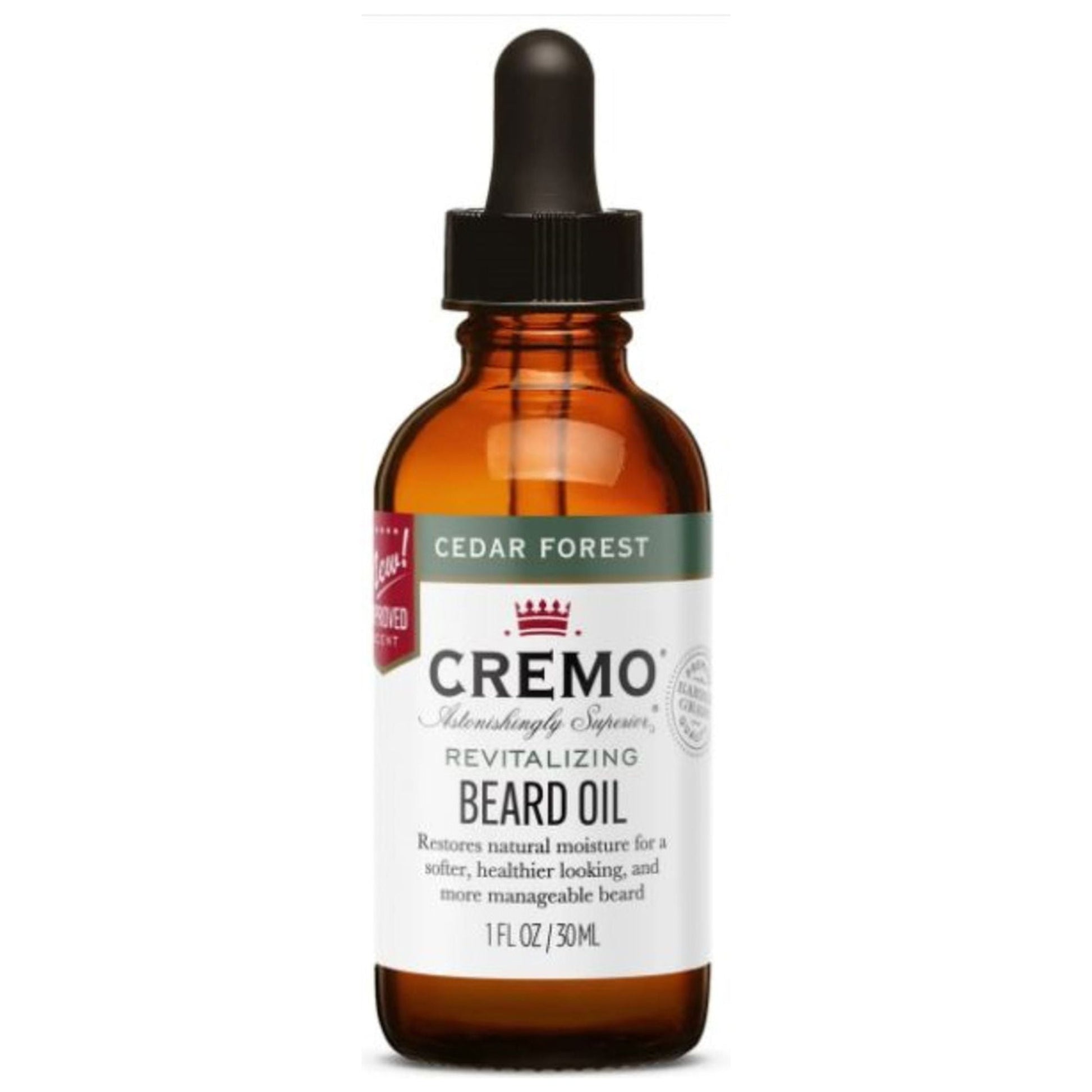CREMO BEARD OIL WILD MINT OIL 1OZ