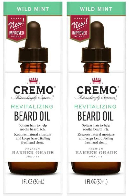 CREMO BEARD OIL WILD MINT OIL 1OZ