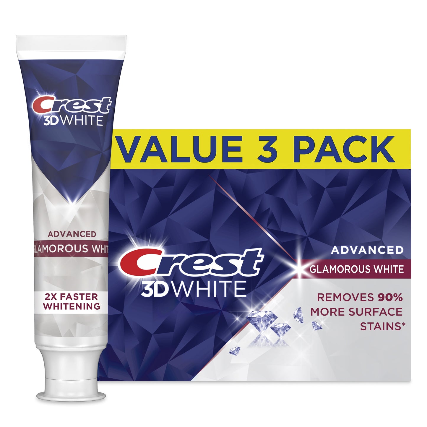 CREST 3D WHITE ADV GLAMOR WHT T/P 3.3OZ