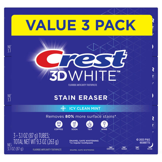 CREST 3DW STAIN ERAS FRSH MIN T/P 3.1OZ