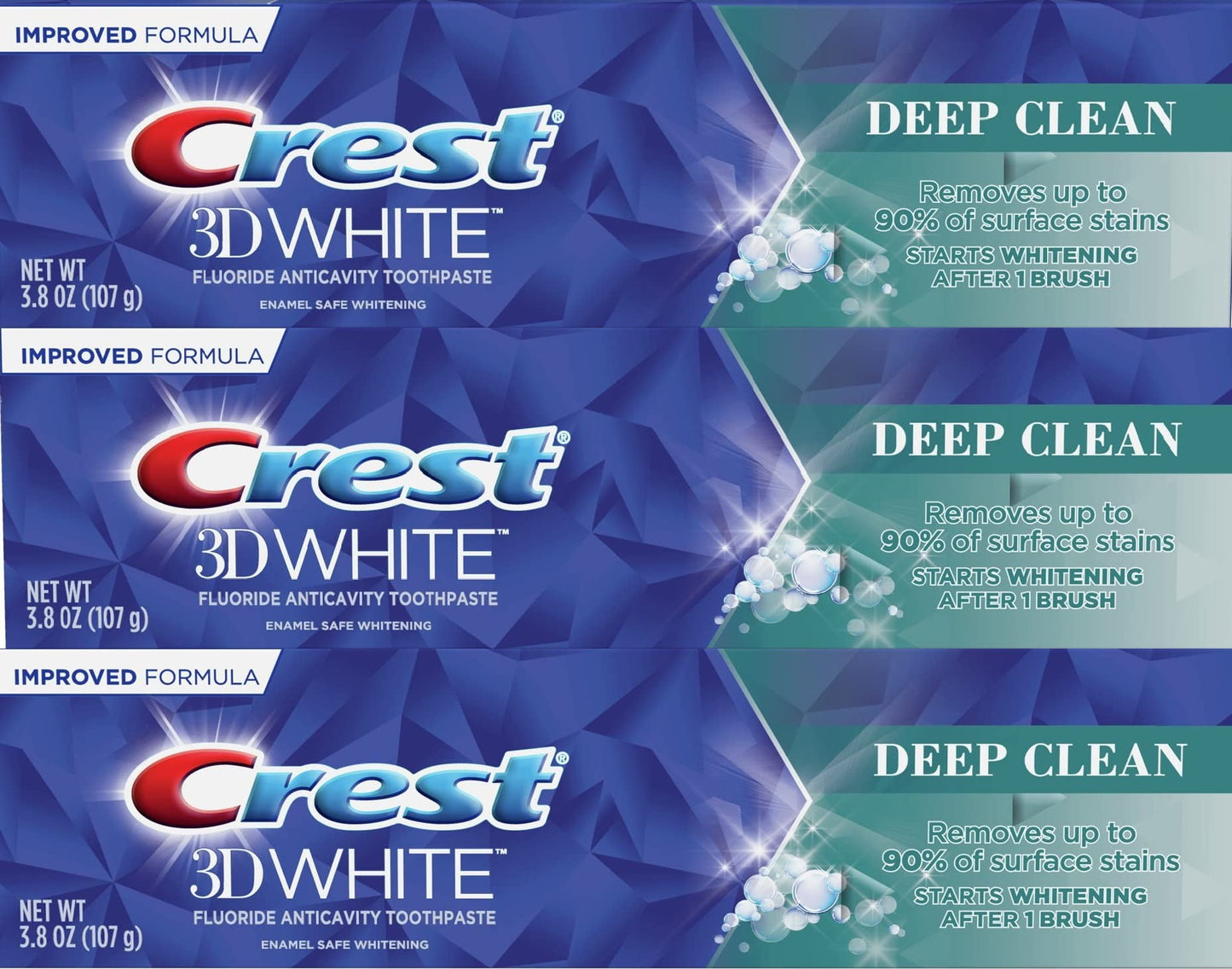 CREST 3D WHITE ADV DEEP CLEAN T/P 3.3OZ