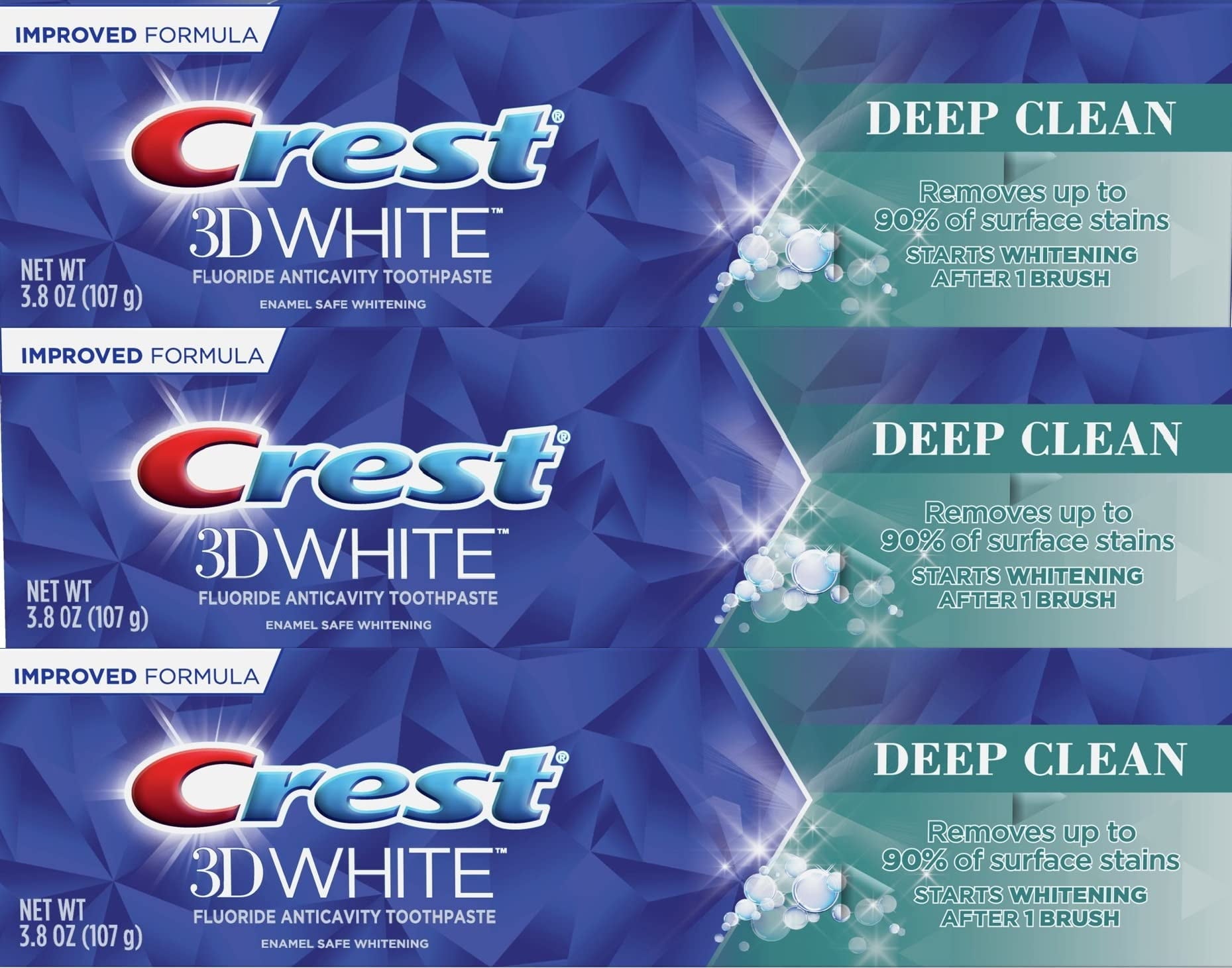 CREST 3D WHITE ADV DEEP CLEAN T/P 3.3OZ