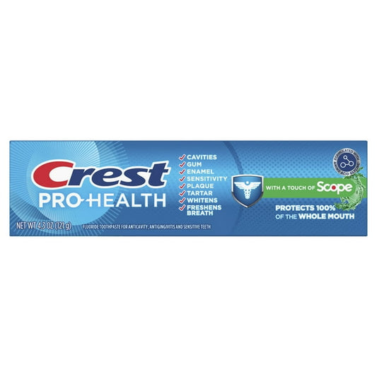 CREST PRO-HLTH PLUS SCOPE T/P 4.6 OZ