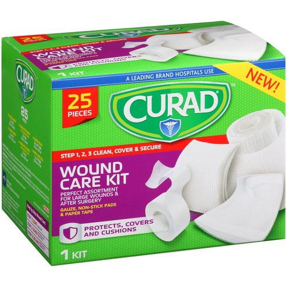 CURAD WOUND CARE KT 25PC 3STEP