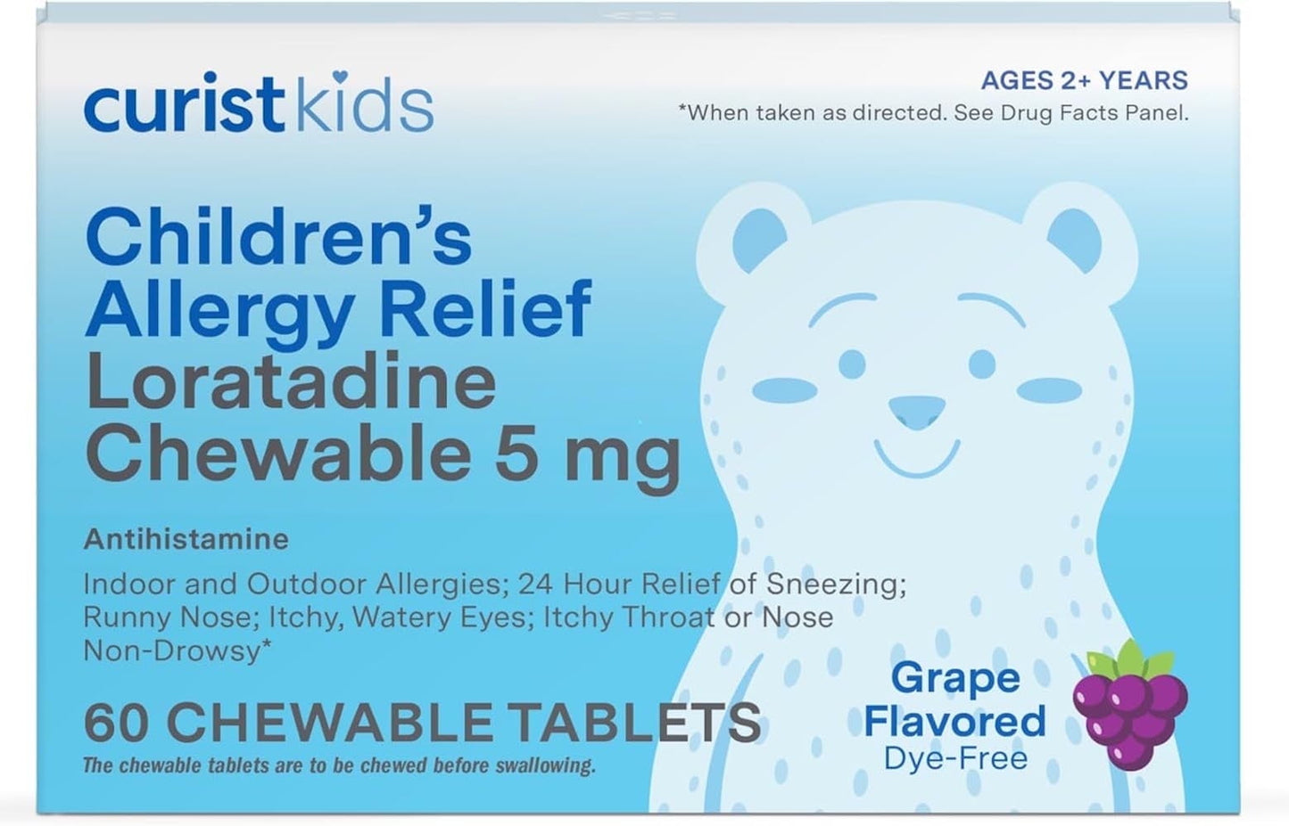 OHM CHILDREN LORATIDINE 5MG CHW 30CT